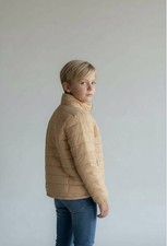 NWT 119 Patagonia Nano Puff Brick Quilt Jacket XL 14 Vivid Apricot Unisex Kids