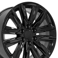 20 Replica Ca91 Fits Cadillac Escalade 20x9 Gloss Black