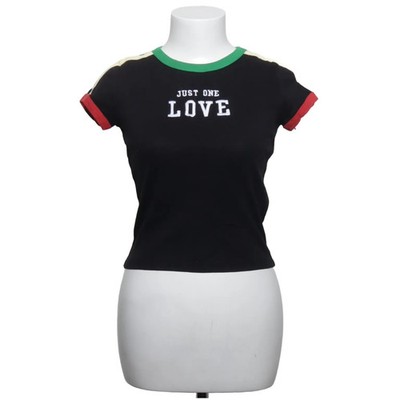 Subdued, T-shirt, Größe: S, Schwarz/Grün/Rot, Baumwolle, Print, Damen #ZEZ
