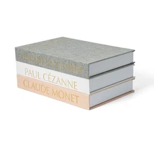 3 PCS Faux Decorative Books, Modern Designer, Fake Storage Box, Coffee Table