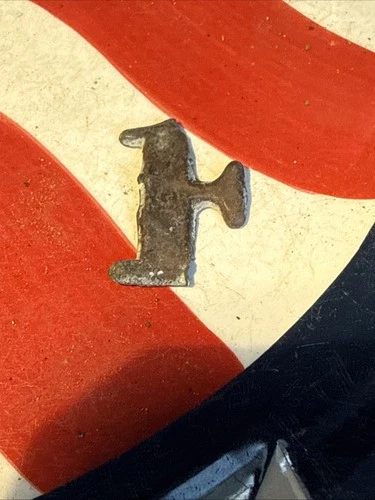 Dug Civil War 💥 🇺🇸 💣 Scarce Hat Letter F Insignia