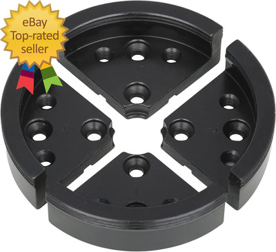 Wood Lathe Chuck Accessory Wide Jaws Set 0.49 Kilograms 4 Inches