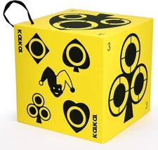 Archery Target, 6-Side Archery Target Block with Carry Handle, Easy Arrow Remova