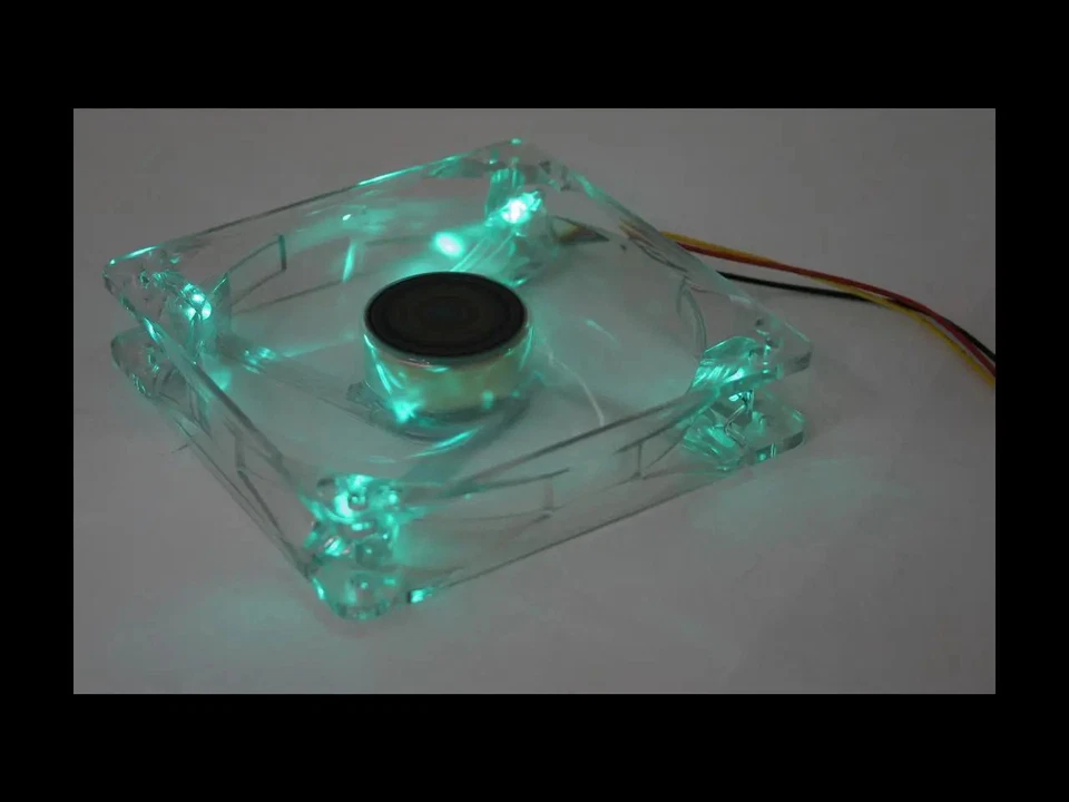 Logisys Premium Quad Green LED 120mm Case Fan CF120GN 6926969902527 - Image 4 of 4