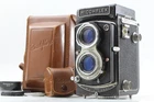 [Exc+5 w/Case] Ricoh Ricohflex New Dia 6x6 TLR Camera 8cm F3.5 Lens From JAPAN