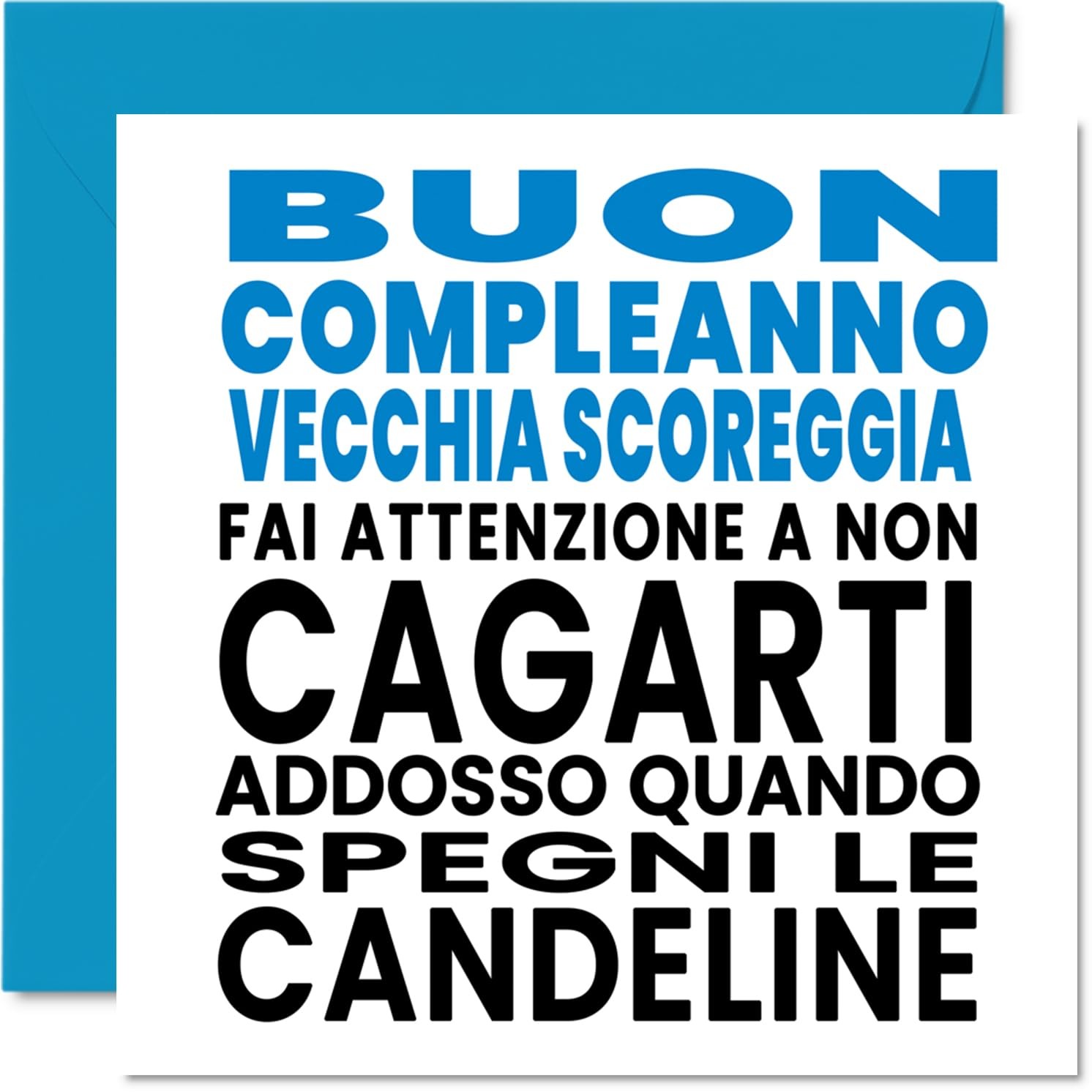 Stuff4 Divertenti Biglietti di Compleanno per Donne Uomini – Vecchio (a6O)