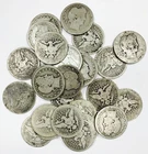 *LOT OF 26 BARBER SILVER QUARTERS* NR #G3848