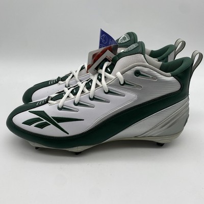 Reebok Mens 13 FGT Cleats 1/2” NFL Equipment Football White Green Shoes Turf Reebok Mens 13 FGT Cleats 1/2 main image 3