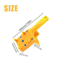 Wood Doweling Jig Punch Locator Drill Guide Drill Hole Puncher Handheld Woodwork