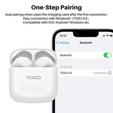 TOZO - A3 Kabellose Ohrhörer mit IP54 Wasserdichtigkeit Bluetooth-Kopfhörer – Bild 6