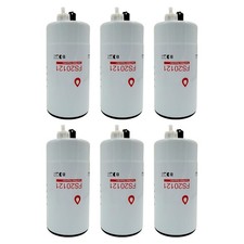 6PCS FS20121 Fuel Filter Water Separator Cartridge Filter Compatible with Cum...