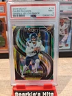 2024 Select  Premier Level Caleb Williams #114 Green & Yellow Shock Prizm  PSA 9