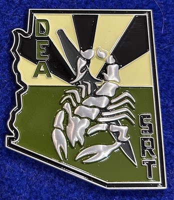 DEA Phoenix AZ SRT Challenge Coin