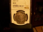 1878-S Morgan Silver Dollar MS62 NGC