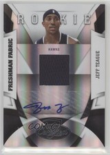 2009-10 Certified Freshman Fabric Signatures 96/399 Jeff Teague #187 Auto 0b9