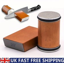 Rolling Knife Sharpener 15 and 20 Degree Sharpening Magnetic Angle Base Kitchen