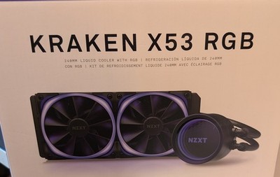 Nzxt Kraken X53 RGB 240 mm - AIO CPU Kühler / Schwarz