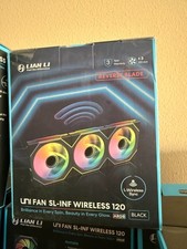 Lian Li 12RSLIN1W3B Uni Fan SL-INF Wireless 120 Triple Pack BLACK Reverse