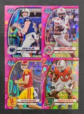 2024 Bowman Chrome University Football PINK LAVA REFRACTORS You Pick - READ