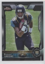 2015 Topps Chrome Rookies Black Refractor 114/299 Rashad Greene #147 1s8
