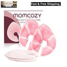 Larger Breast Therapy Packs, Hot and Cold Breast Pads with 2 Soft Covers, Bre...
