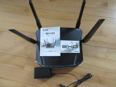 D-Link AC-1960 EXO 4 Port Wi-Fi Router - Black