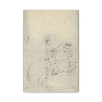 Carnicero, Antonio - Carlos IV a caballo - Canvas Wall Art