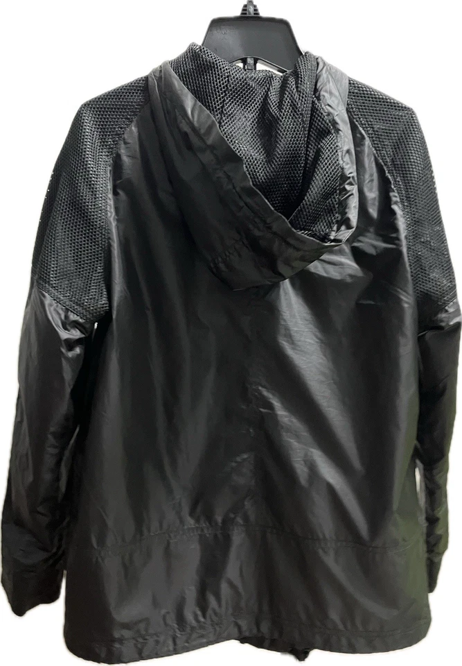 Sam Edelman Women’s Anorak Hooded Rain Jacket, Windbreaker Black XS - Image 4 of 4