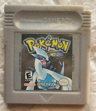 Pokemon Silver Version Nintendo Gameboy Color Authentic Tested works Dry battery