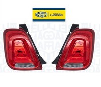 Paar Dx+Sx Komplette RüCkleuchten Marelli Fiat 500 Ab 2015