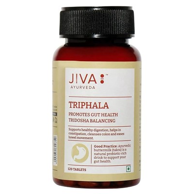 Jiva Triphala Tablette | Lindert Verstopfung & unterstützt die...