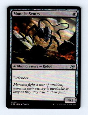 Edge of Eternities Monoist Sentry #111 Foil
