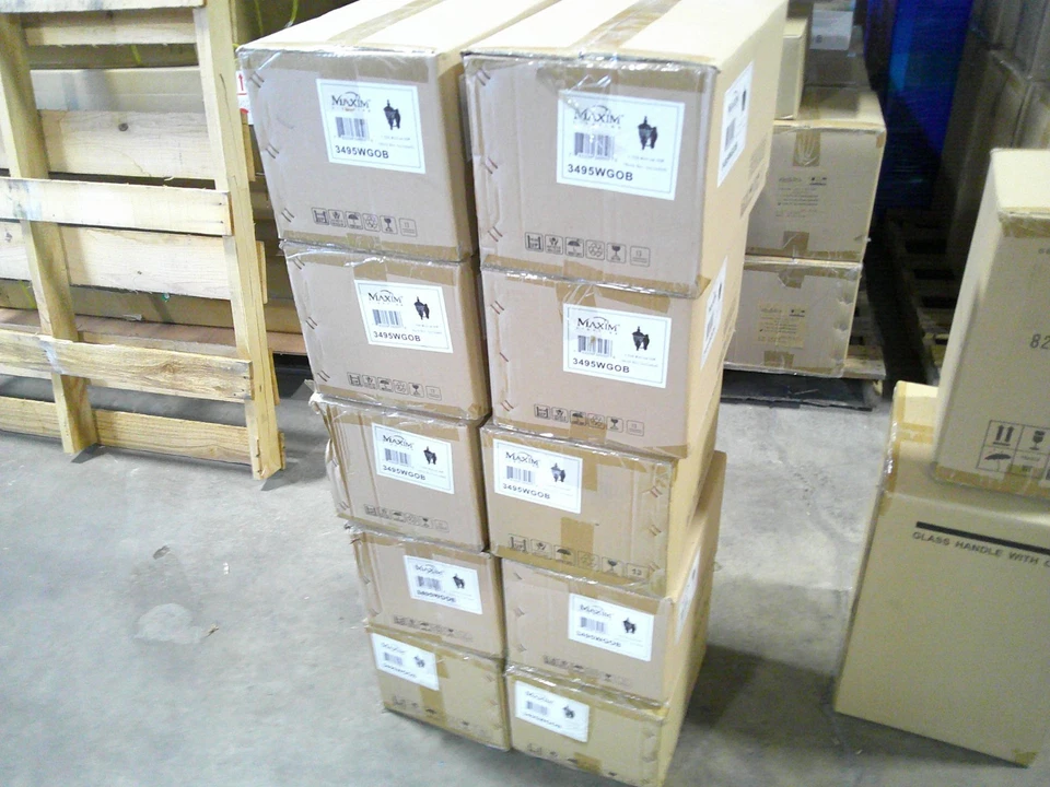 Aplique de pared exterior de bronce oriental MAXIM 3495WGOB Carriage House 1 luz 6" de ancho Foto 3 de 3