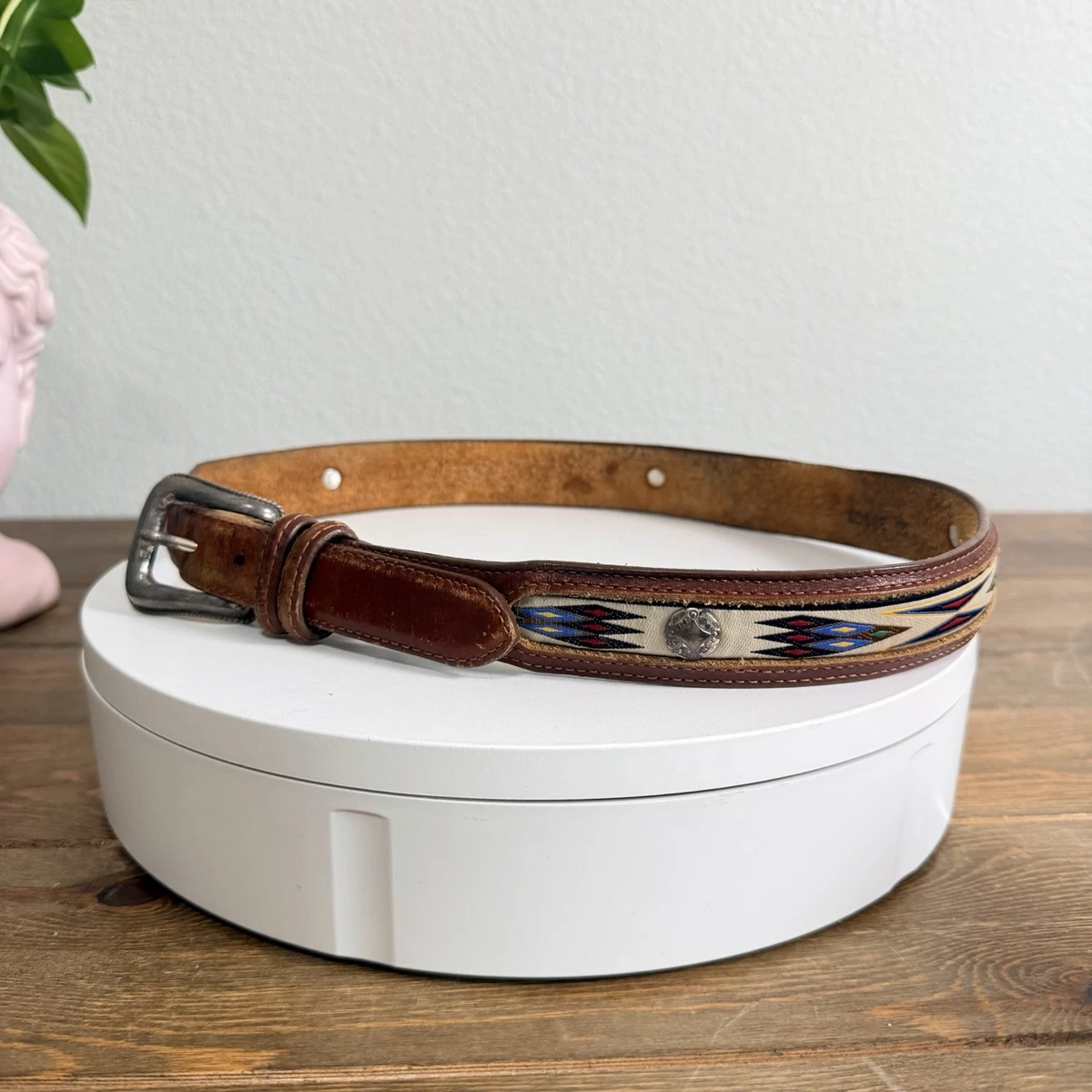 Brighton women’s leather calf multicolor belt size L34 Leegin / Brighton Women main image 3