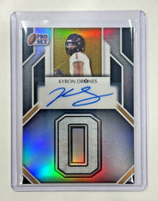 Kyron Drones Silver "O" Surname Rookie Card Auto Autograph /25 SP 2025 Pro Set