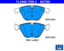 Bremsbelagsatz für BMW 5er E60 E63 6er E64 E65 E66 E67 vorne ATE 13.0460-7296.2