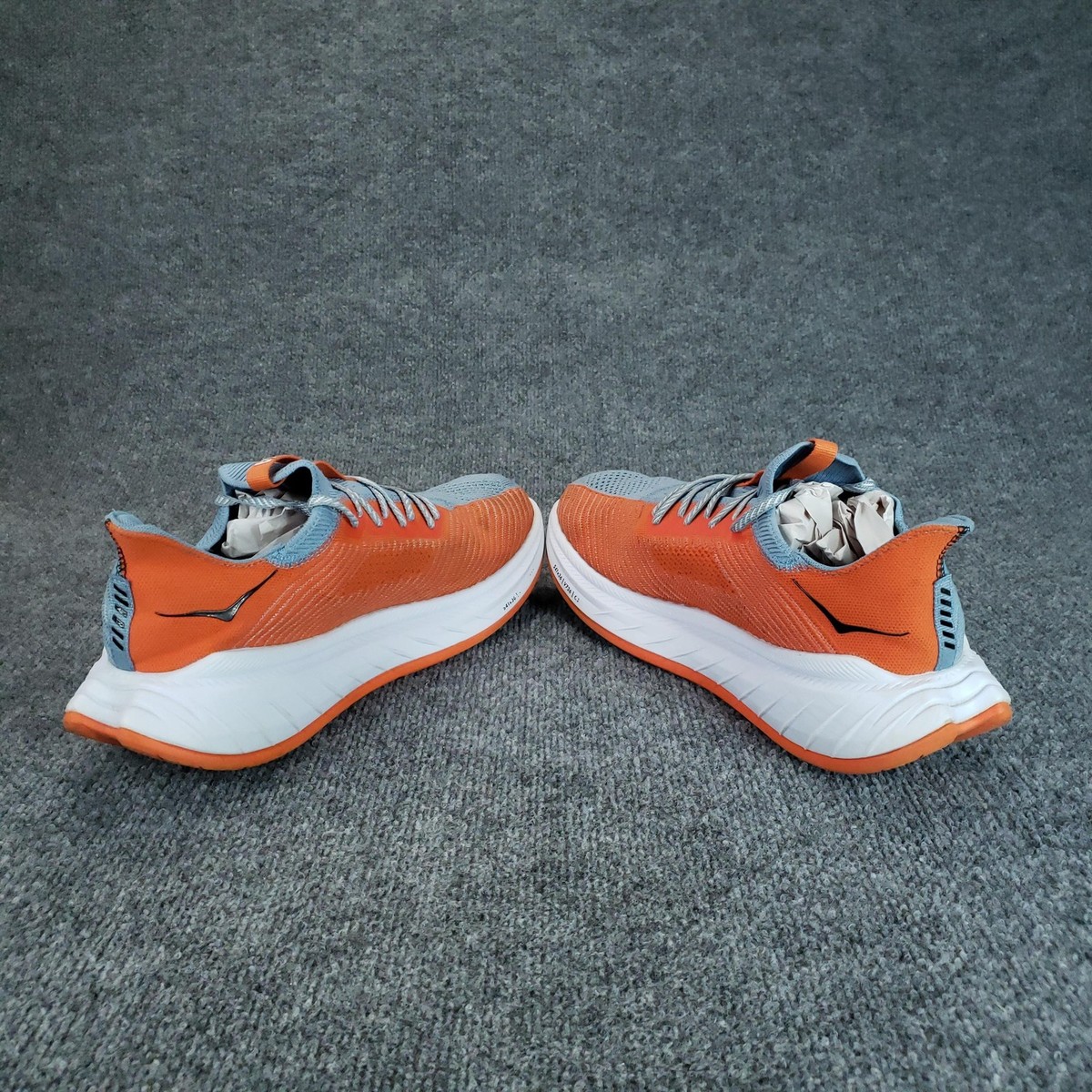 HOKA One Carbon X 3 Mens 13D Blue Orange Running Shoes 1123192 Used Hoka One One Carbon X 3 Mens Running Shoes 1123192 BCBLC  main image 4