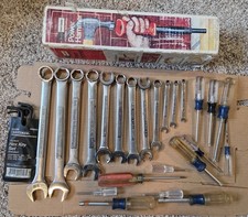 Craftsman Usa Vintage Old Mix Tool Lot Wrench Screwdriver Power Hammer Craftsman Usa Vintage Old Mix Tool Lot Wrench Screwdriver Power Hammer