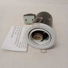 Contractor Plus Fire Rated Downlight GU10 Mains Power Recessed Ceiling Light