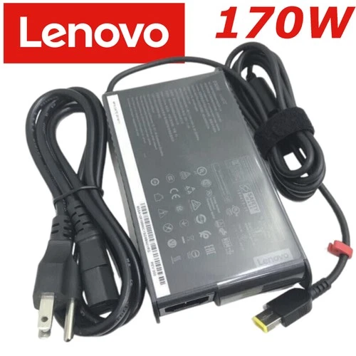 OEM Slim 170W Charger AC Power Adapter For Lenovo ThinkPad P51 P52 Square Tip
