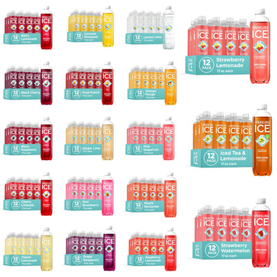 Sparkling Ice, Sparkling Water, Zero Sugar, 17 fl oz, 12 Pack, Select Flavor.