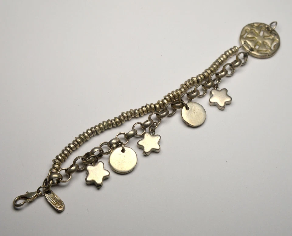 PULSERA DE ACERO DE DISEÑO MARCA ESPRIT CON DIJES Foto 2 de 4