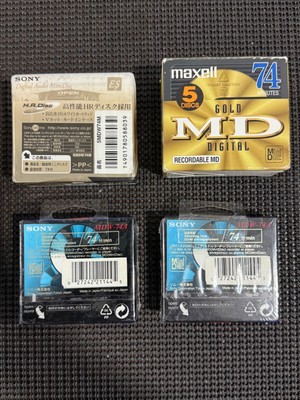 Sony MiniDisc MDW-74 Emerald Smaragdgrün, neu, OVP 2x (Neu und