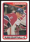 1990 Topps Hockey Russ Courtnall #124
