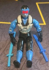 1991  Vintage SNAKE EYES (V4) Commando G.I. Joe 3.75" Tight and Clean Arah