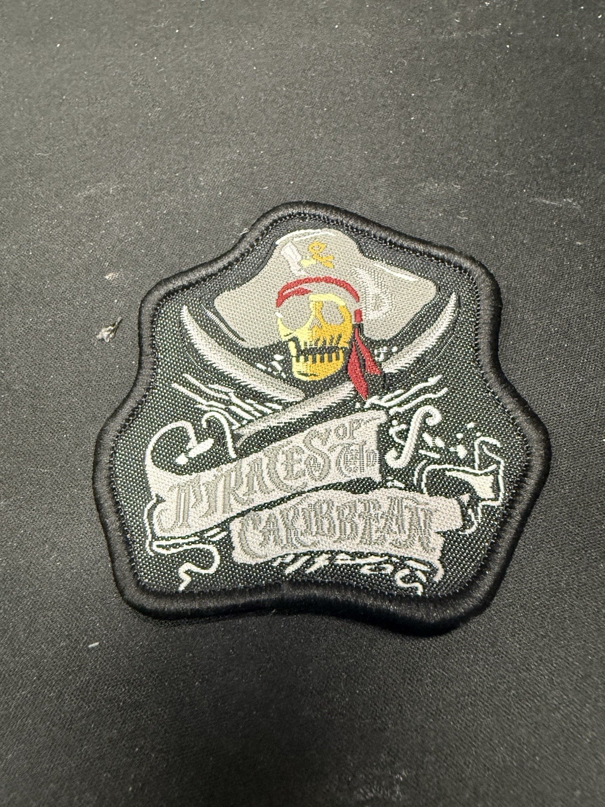 Pirates of the Caribbean Snap On patch. Pre Jack Sparrow Circa 2003