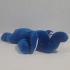 Vtg 1998 Royal Blue Peanut the Elephant Ty 16" Beanie Buddies Soft Plush RARE