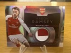 2016 Topps Premier League Platinum Aaron Ramsey Player Warn Shirt Relic Card
