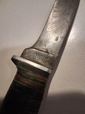 vintage kinfolks knife with sheath