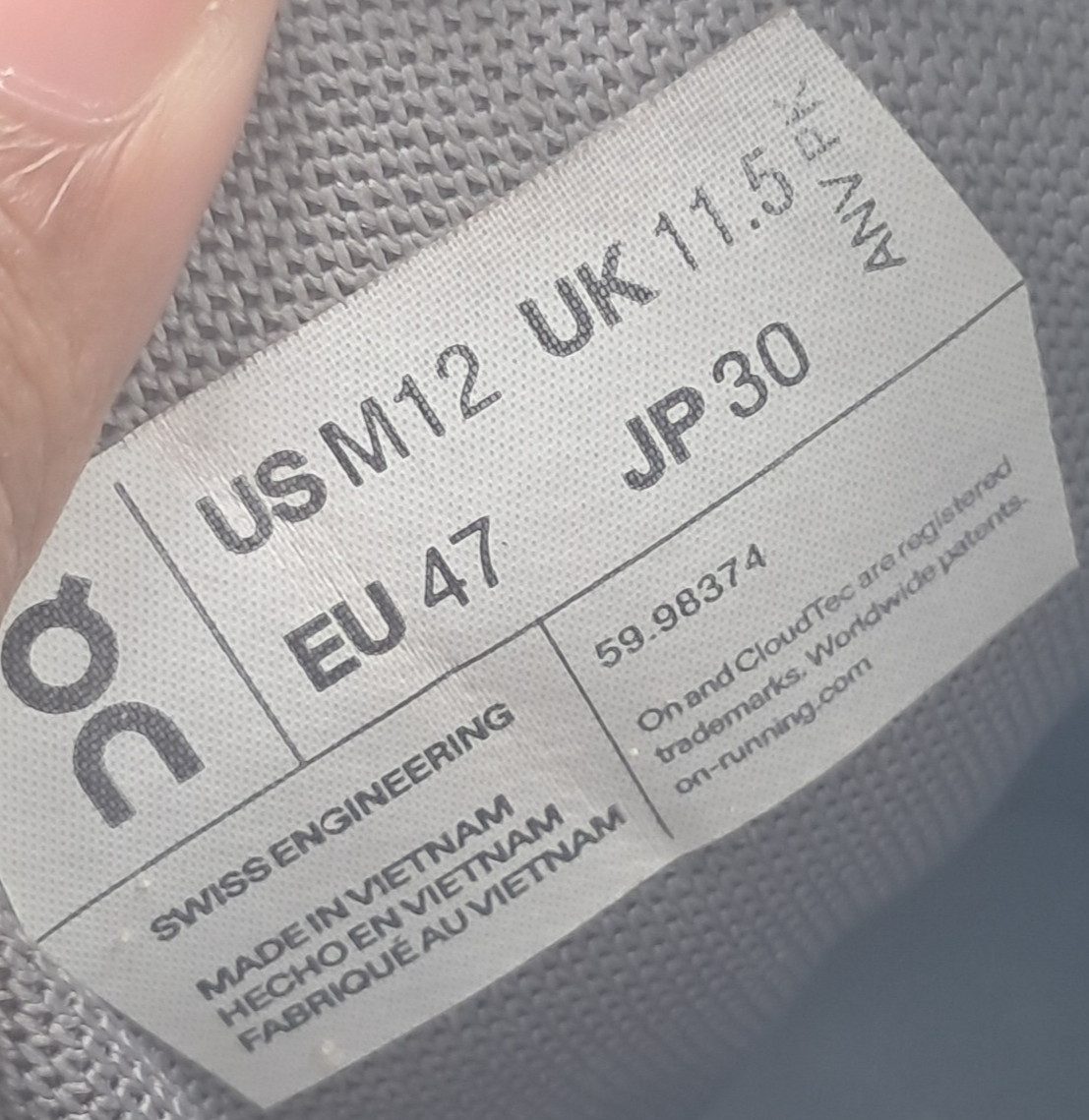 Size 12 - On Running Cloud 5 Stellar Eclipse - 59… - image 8